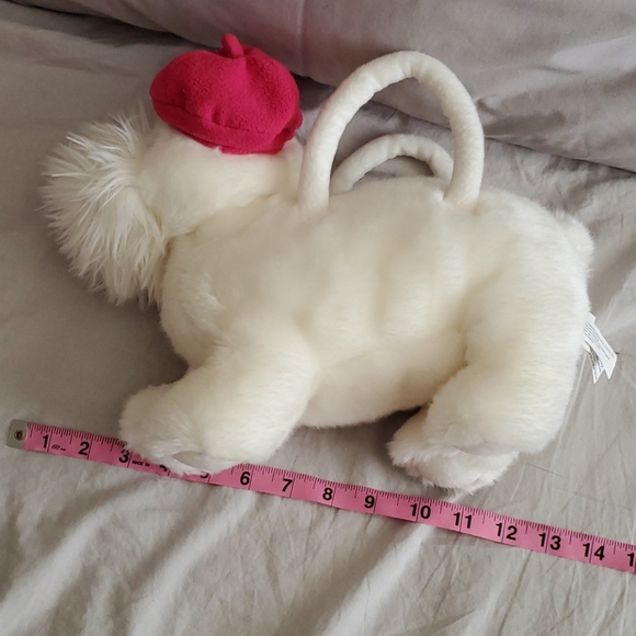NWT plush yorkie purse - Picture 12 of 13